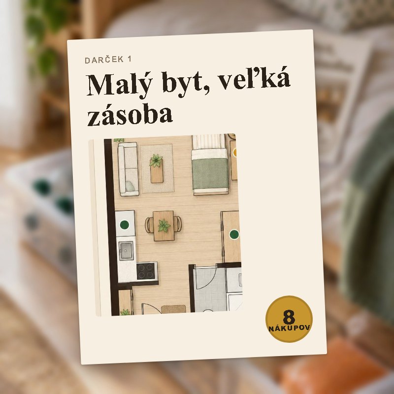 Malý byt, veľká zásoba