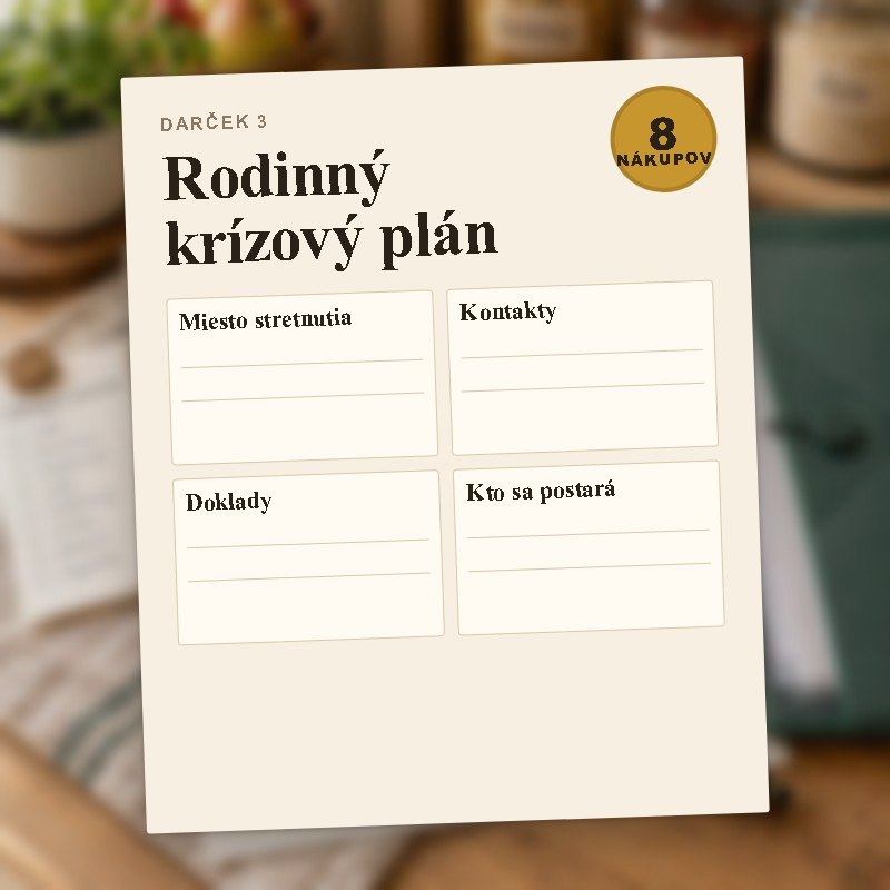 Rodinný krízový plán